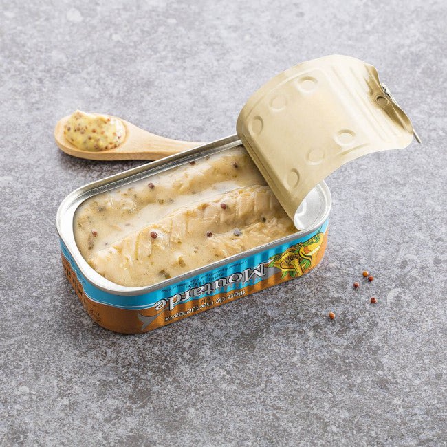 Filets de maquereaux à la moutarde – La Belle - Îloise – 112g – Produit français | Le Cornichon