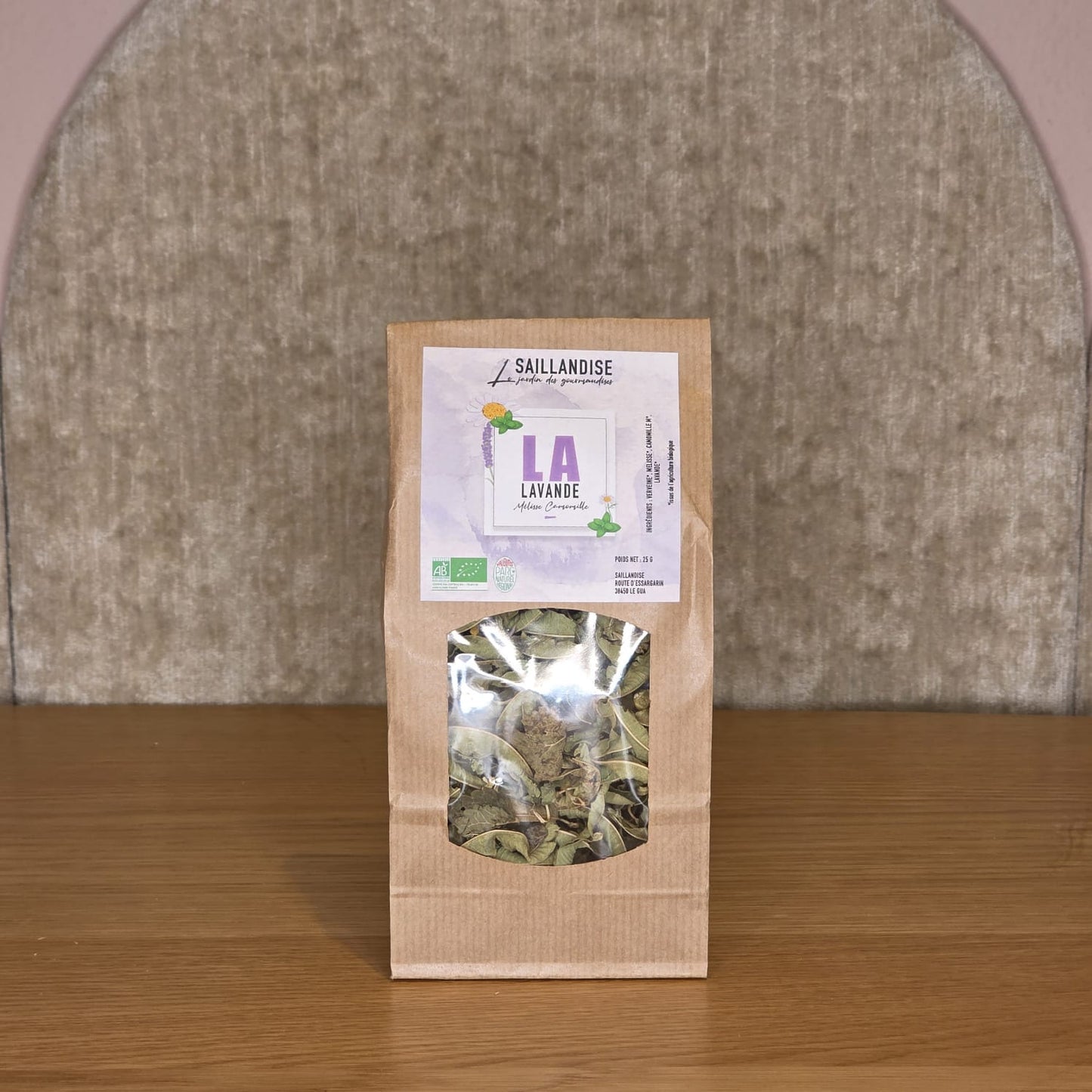 Infusion lavande mélisse verveine – Tisane relaxante française | Le Cornichon – Produit français | Le Cornichon