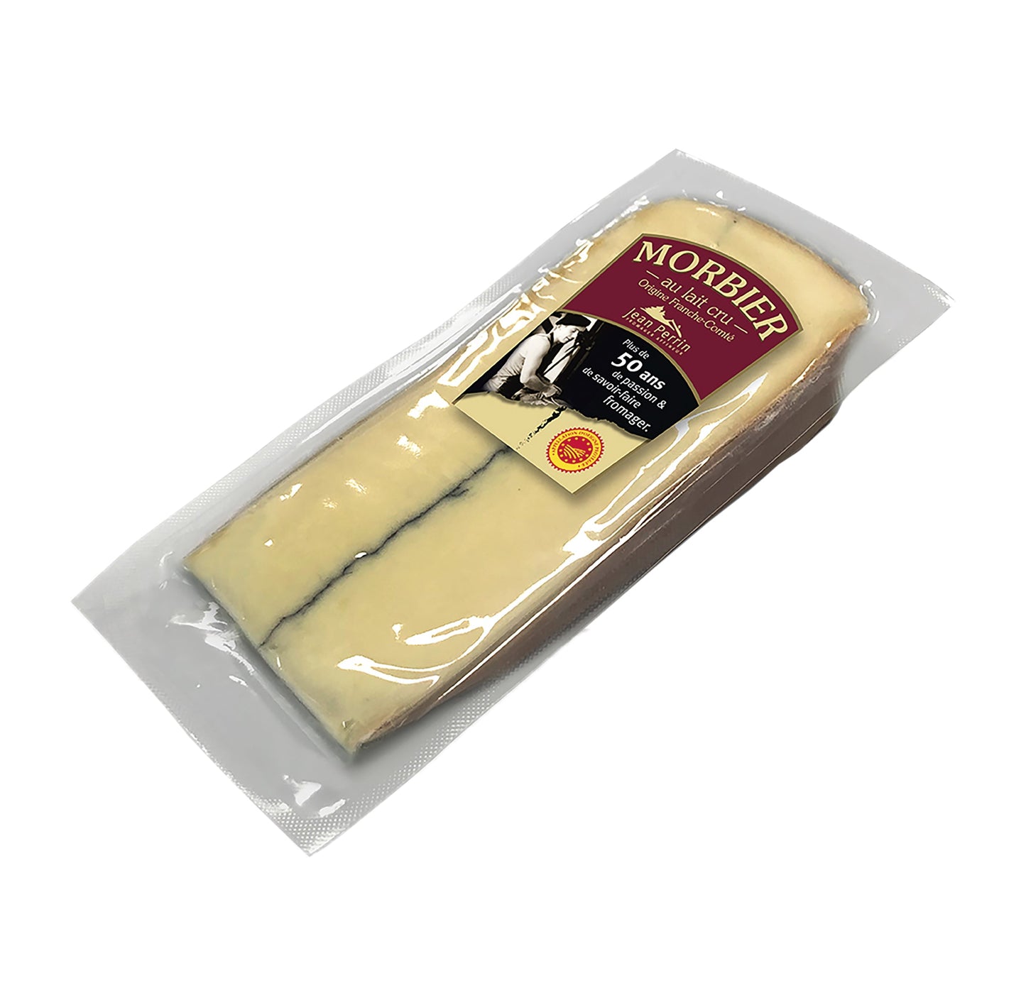 Morbier AOP – Fromage au lait cru du Jura – 200 g | Le Cornichon – Produit français | Le Cornichon