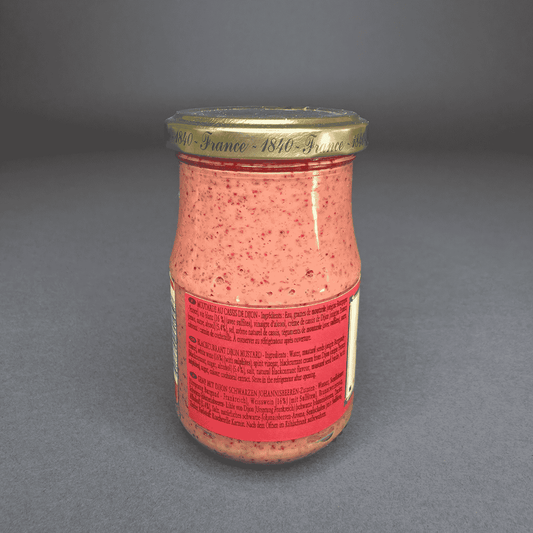 Moutarde aux cassis noirs – Edmond Fallot, spécialité de Bourgogne (210 g) | Le Cornichon – Produit français | Le Cornichon