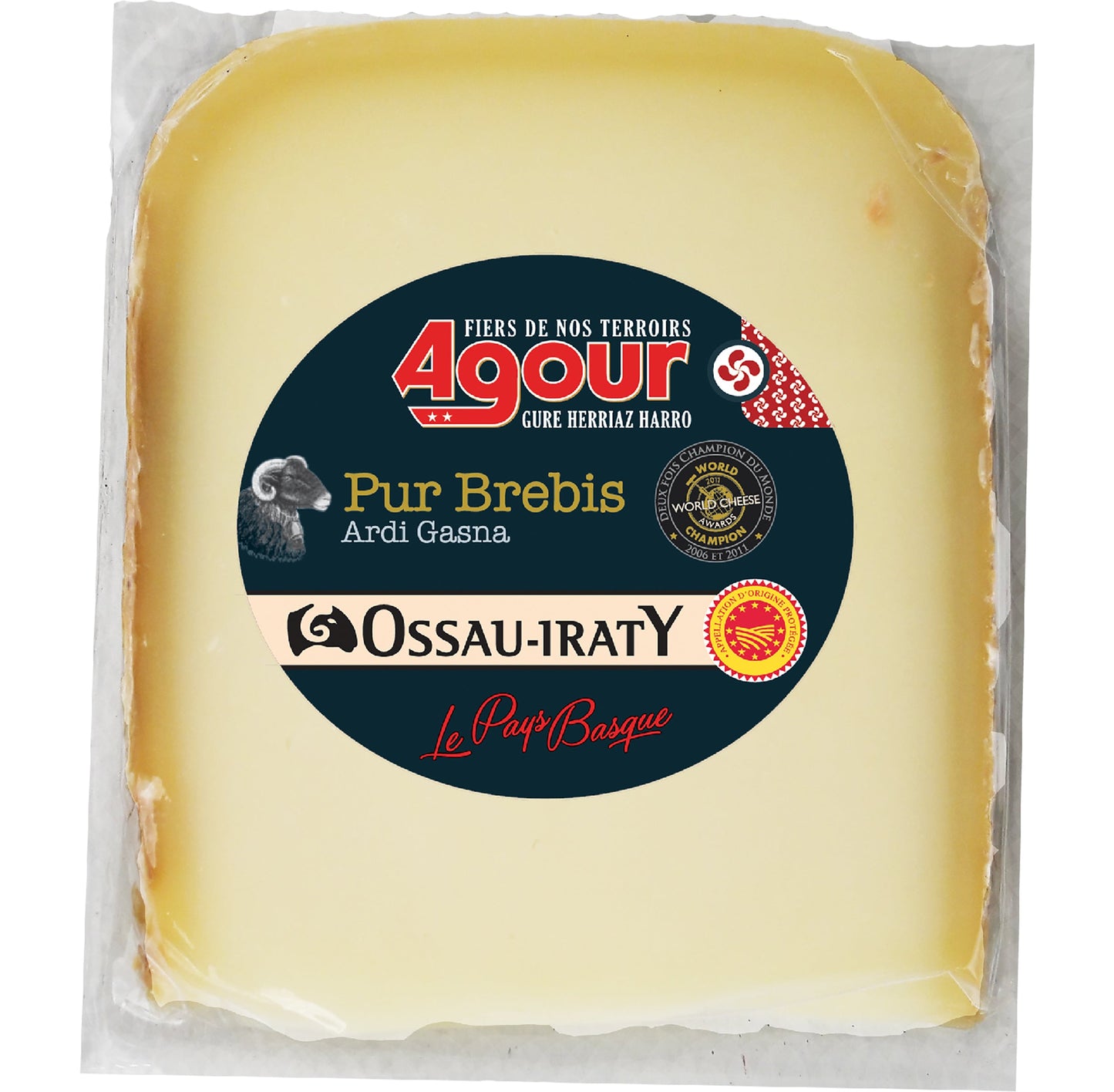 Ossau - Iraty AOP – Fromage de brebis – 200 g | Le Cornichon – Produit français | Le Cornichon
