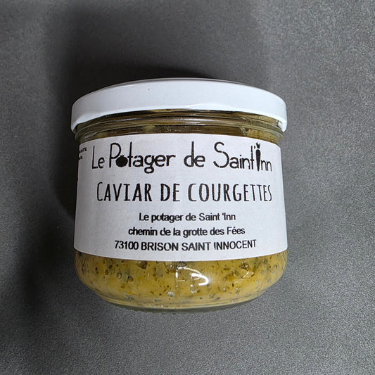 Caviar de courgette bio – Le Potager de Saint Inn | Le Cornichon – Produit français | Le Cornichon