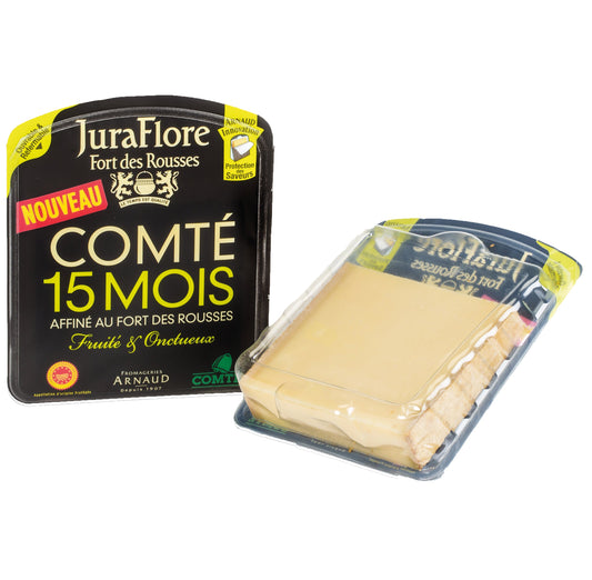 Comté AOP – Affiné 15 mois, lait cru – 200 g | Le Cornichon – Produit français | Le Cornichon