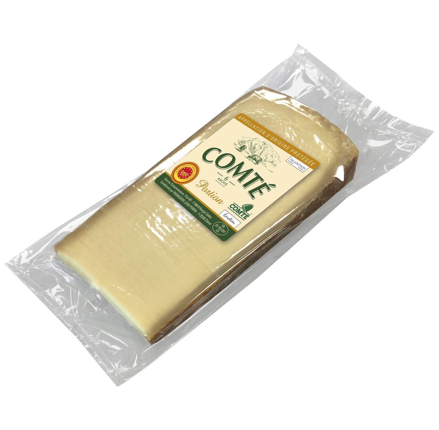Comté AOP – Affiné 6 mois, lait cru – 100 g | Le Cornichon – Produit français | Le Cornichon