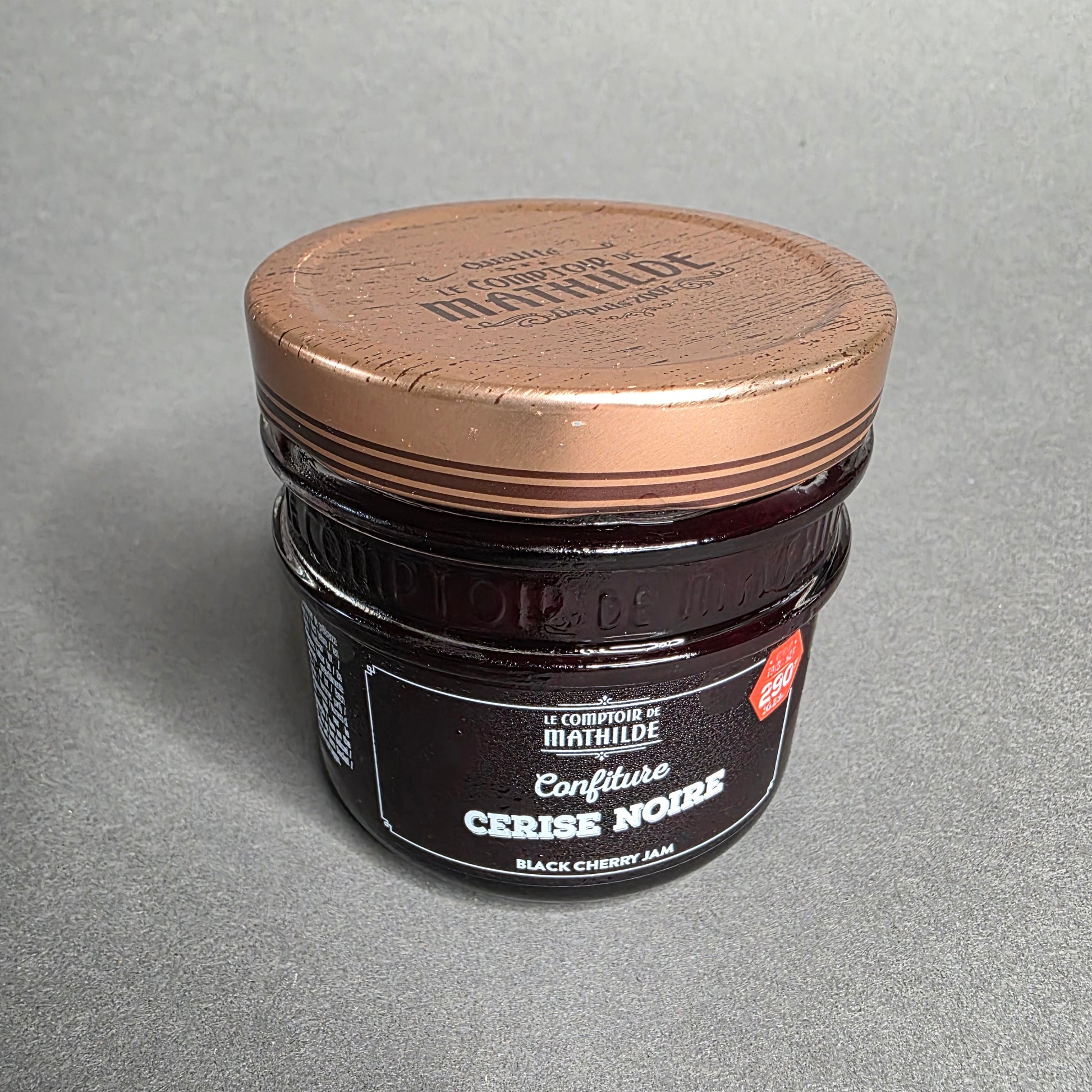 Confiture de Cerise Noire artisanale – 290 g | Le Cornichon – Produit français | Le Cornichon