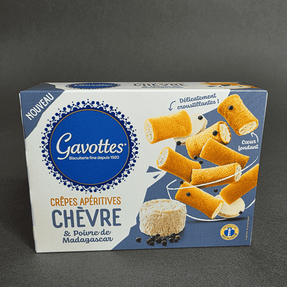 Crêpes salées artisanales – Chèvre & poivre de Madagascar | Le Cornichon – Produit français | Le Cornichon