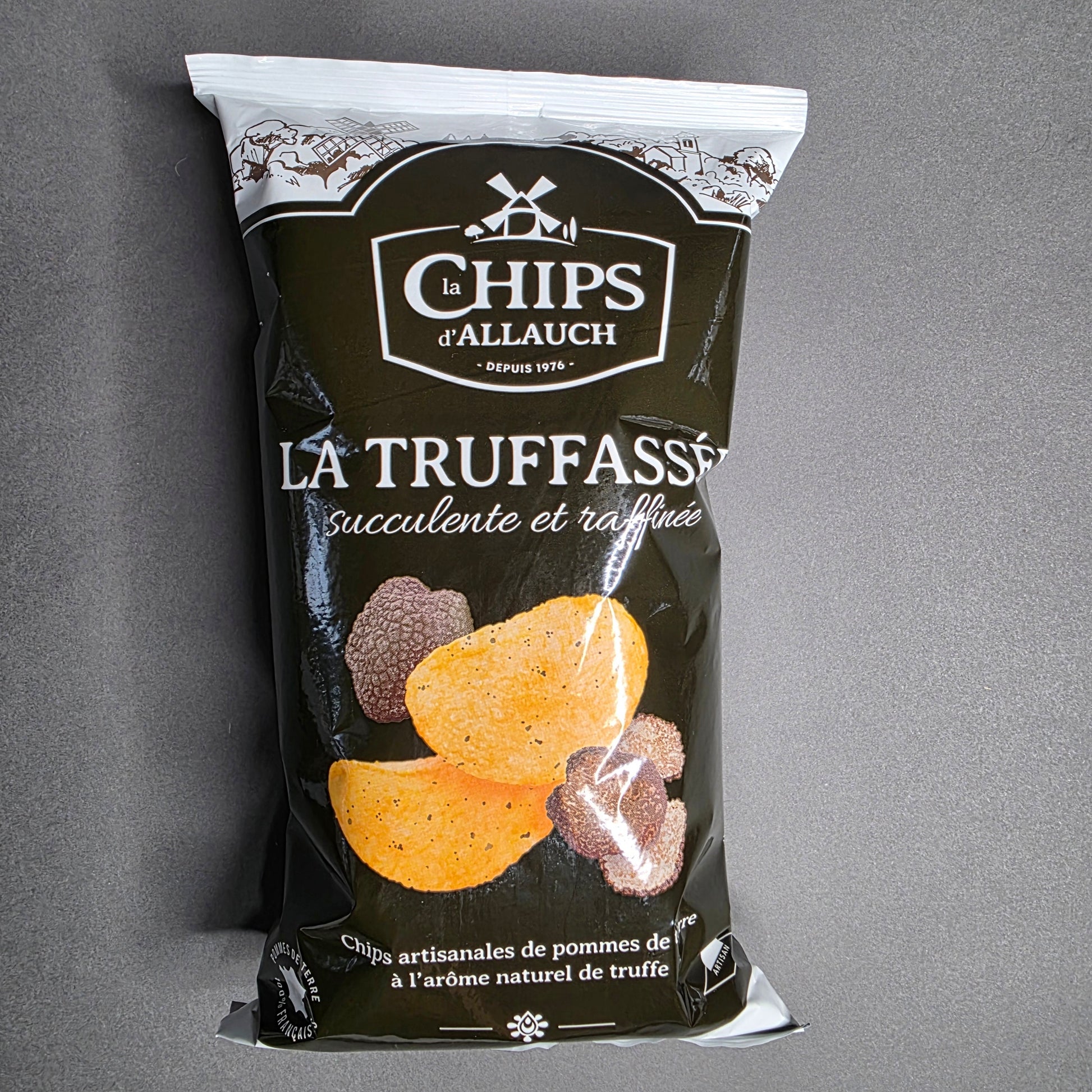 La Truffassée – Chips artisanales à la truffe – Sachet 125 g | Le Cornichon – Produit français | Le Cornichon