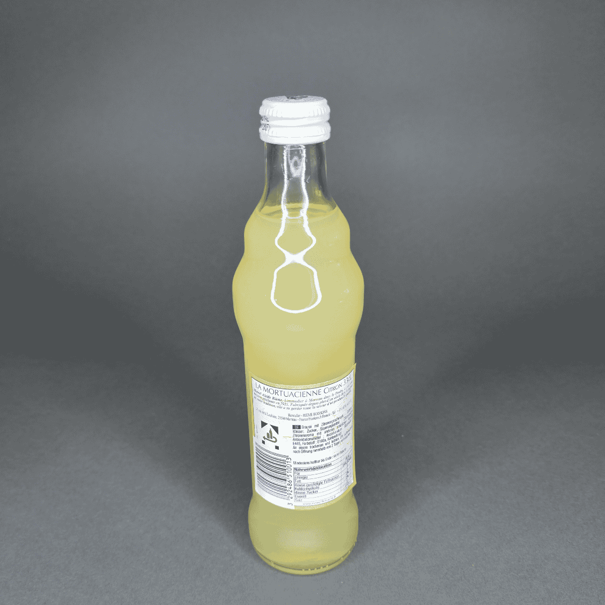Limonade La Mortuacienne citron – Boisson artisanale 33 cl | Le Cornichon – Produit français | Le Cornichon