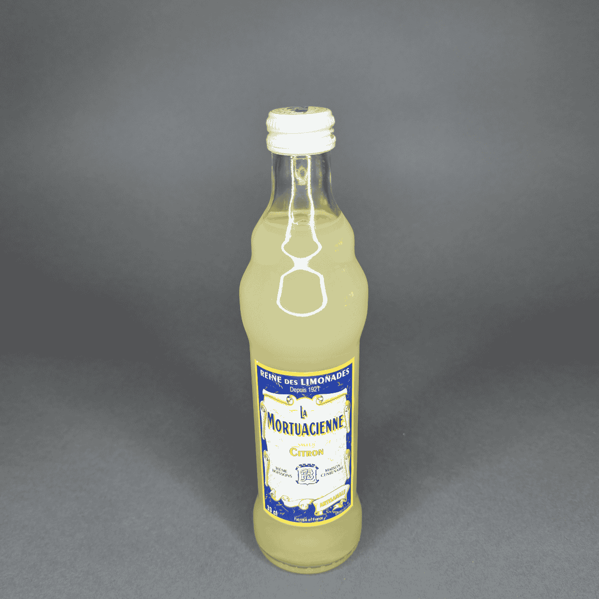 Limonade La Mortuacienne citron – Boisson artisanale 33 cl | Le Cornichon – Produit français | Le Cornichon