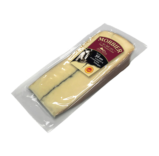 Morbier AOP – Fromage au lait cru du Jura – 200 g | Le Cornichon – Produit français | Le Cornichon