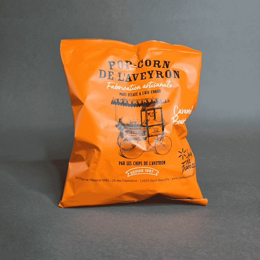 Pop - Corn caramel beurre salé – Snack artisanal 100 g | Le Cornichon – Produit français | Le Cornichon