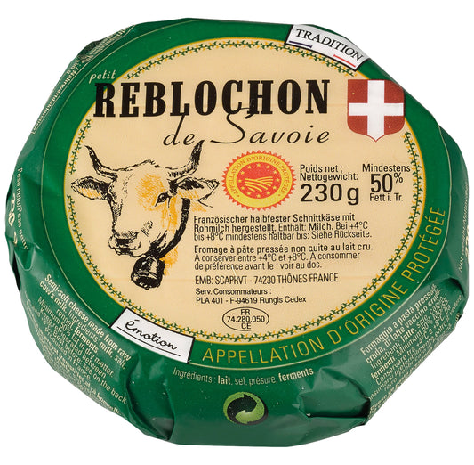 Reblochon de Savoie AOP – Fromage au lait cru – 230 g | Le Cornichon – Produit français | Le Cornichon