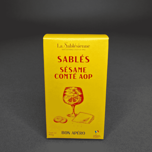 Sablés salés sésame & Comté AOP – La Sablésienne | Le Cornichon – Produit français | Le Cornichon