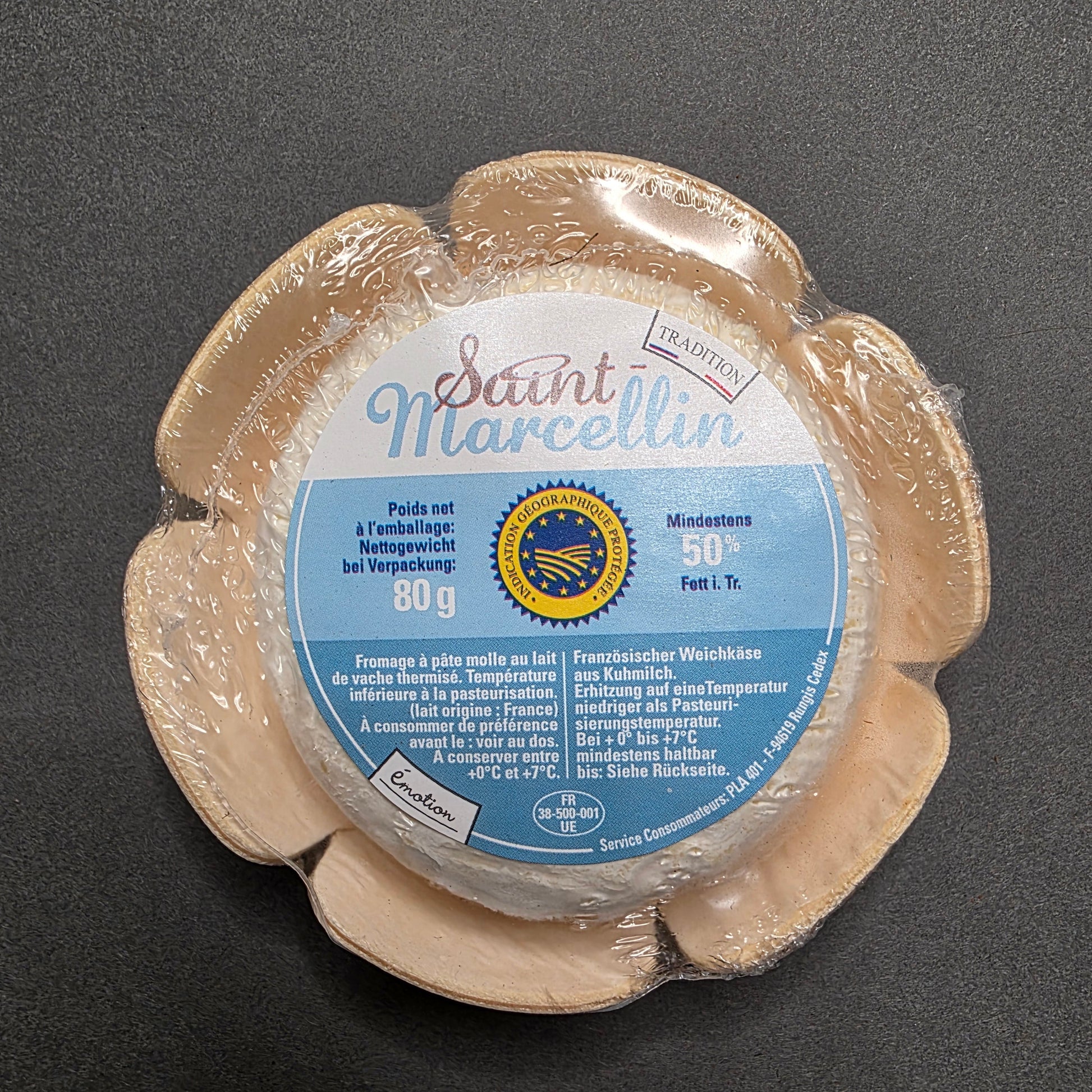 Saint - Marcellin IGP – Corolle en Bois – 80 g | Le Cornichon – Produit français | Le Cornichon