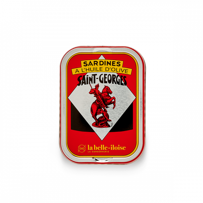 Sardines Saint - Georges à l’huile d’olive – La Belle - Îloise – 115 g – Produit français | Le Cornichon