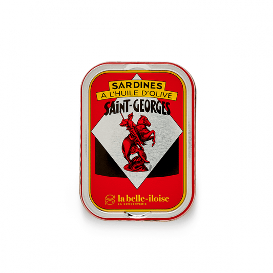 Sardines Saint - Georges à l’huile d’olive – La Belle - Îloise – 115 g – Produit français | Le Cornichon