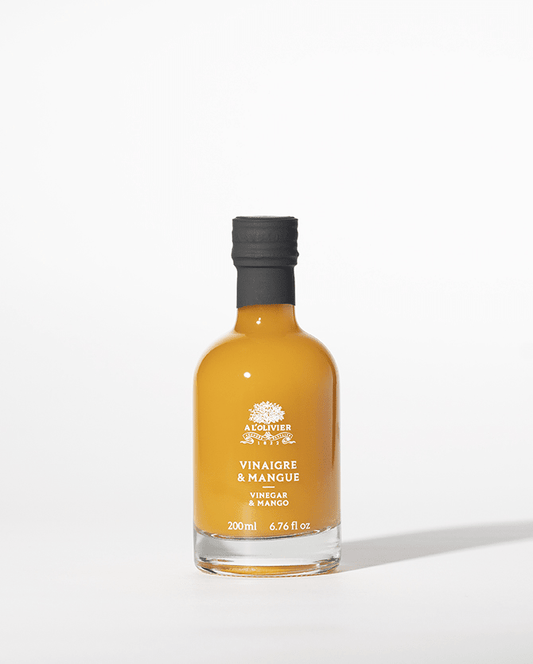 Vinaigre à la Pulpe de Mangue – Maison A l'Olivier (200 ml) – Produit français | Le Cornichon